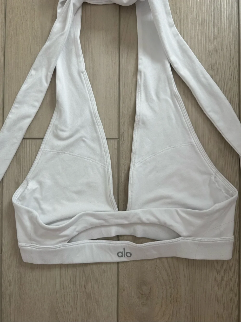 Alo Alosoft Switch It Up Bra White
